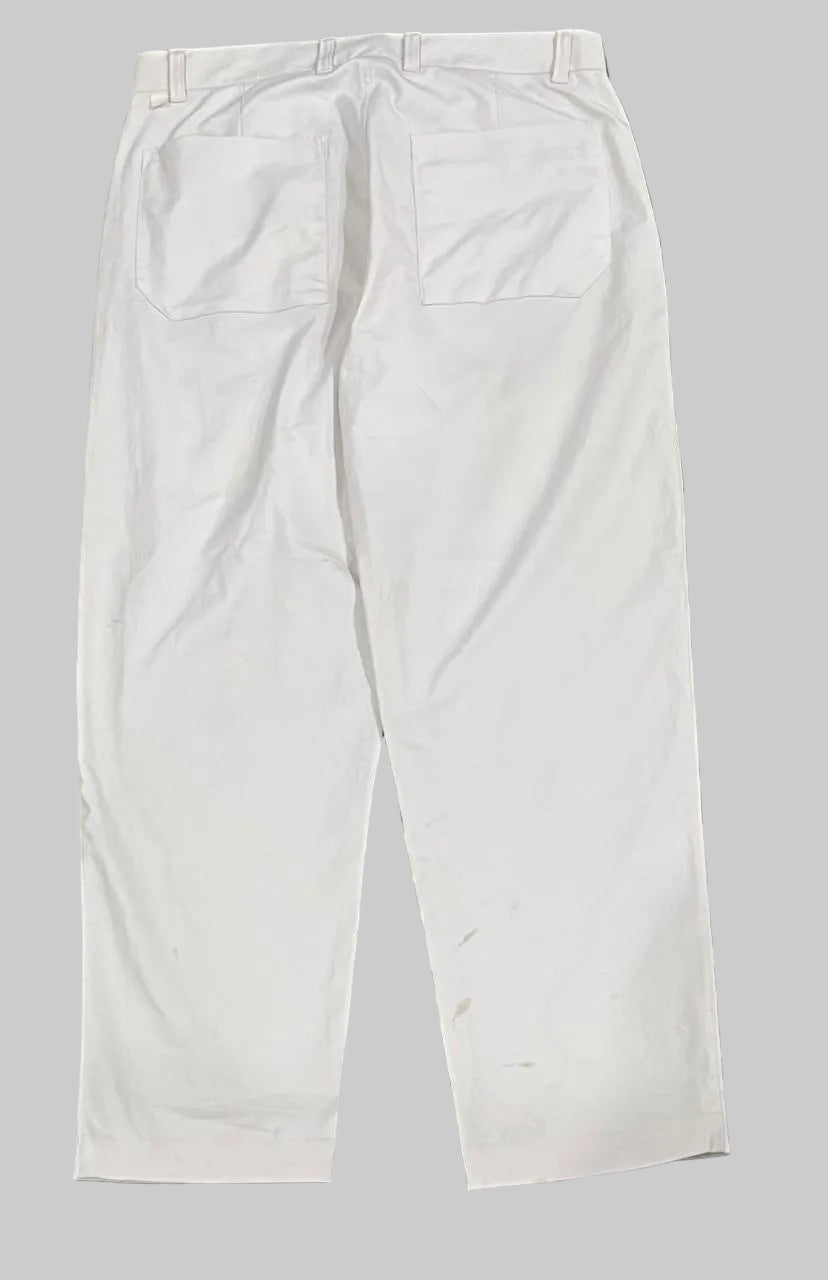 LU LU LEMON white pants on a plain white background