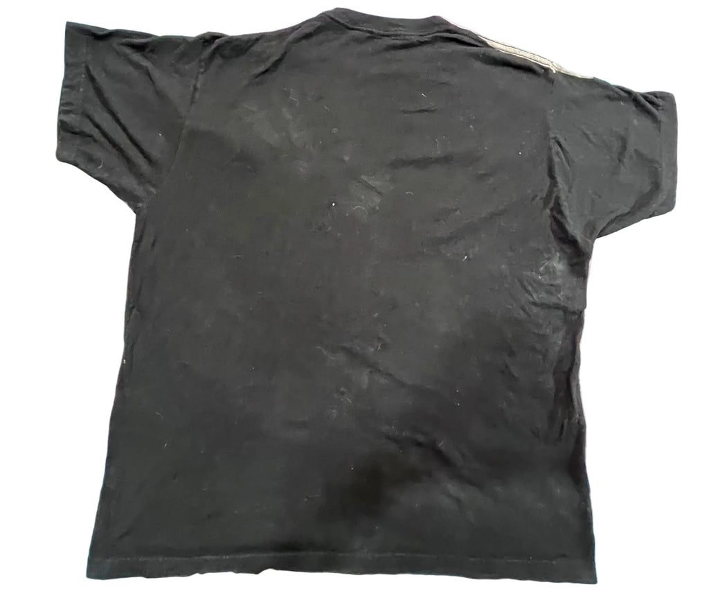 A black short-sleeve t-shirt