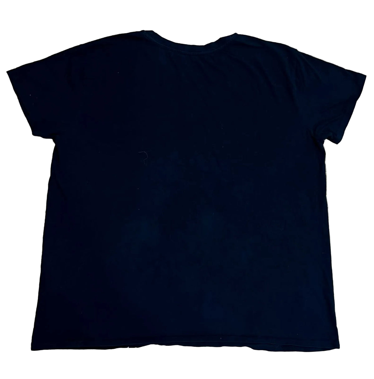 A plain black short-sleeve t-shirt