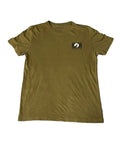 NAUTICA MEN ROUND NECK T-SHIRT ON A WHITE PLAIN BACKGROUND 
