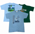 MEN T-SHIRT BUNDLE ON THE WHITE BACKGROUND