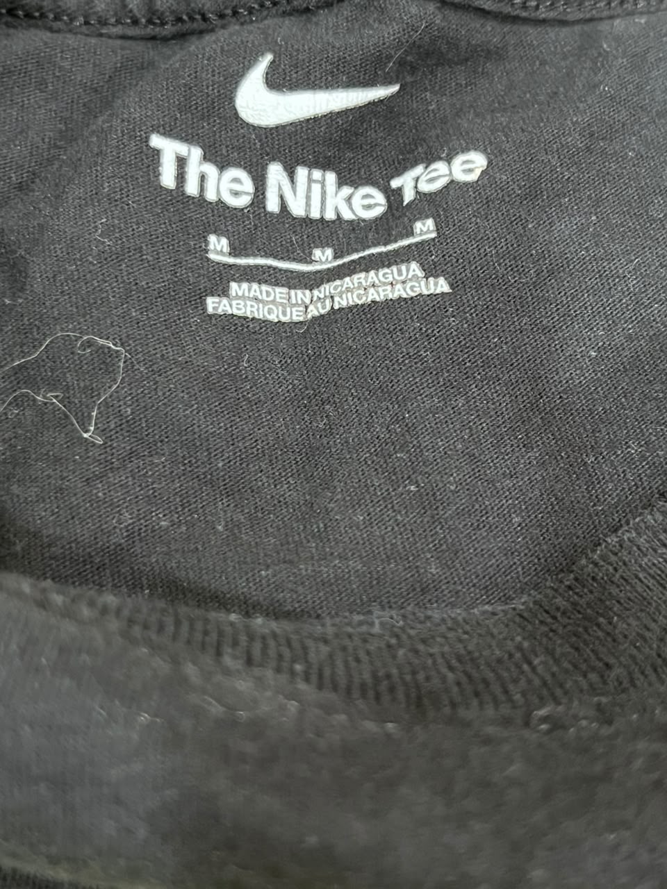 NIKE MEN ROUND NECK T-SHIRT WITH LABEL