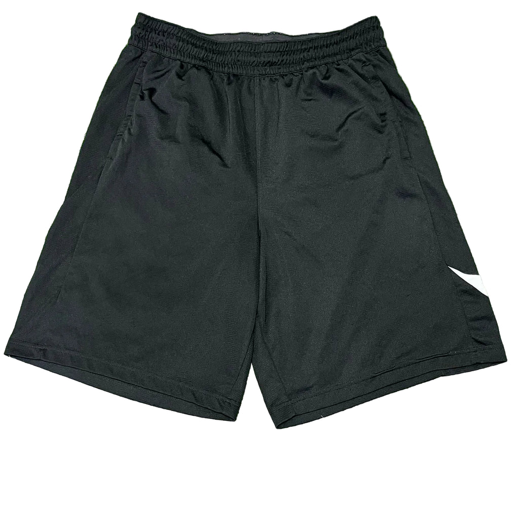 NIKE Black shorts on a WHITE PLAIN background
