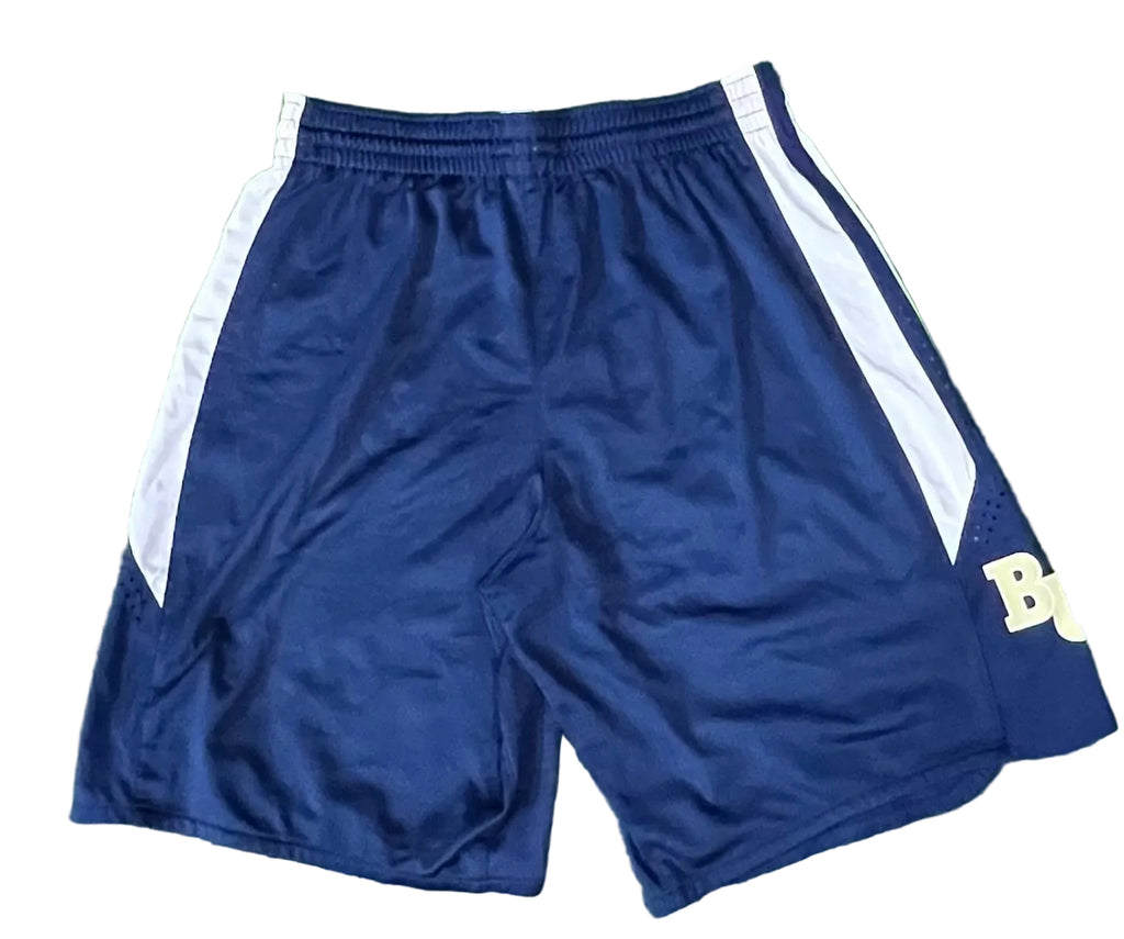 NIKE MEN SPORT SHORTS ON A WHITE PLAIN BACKGROUND 