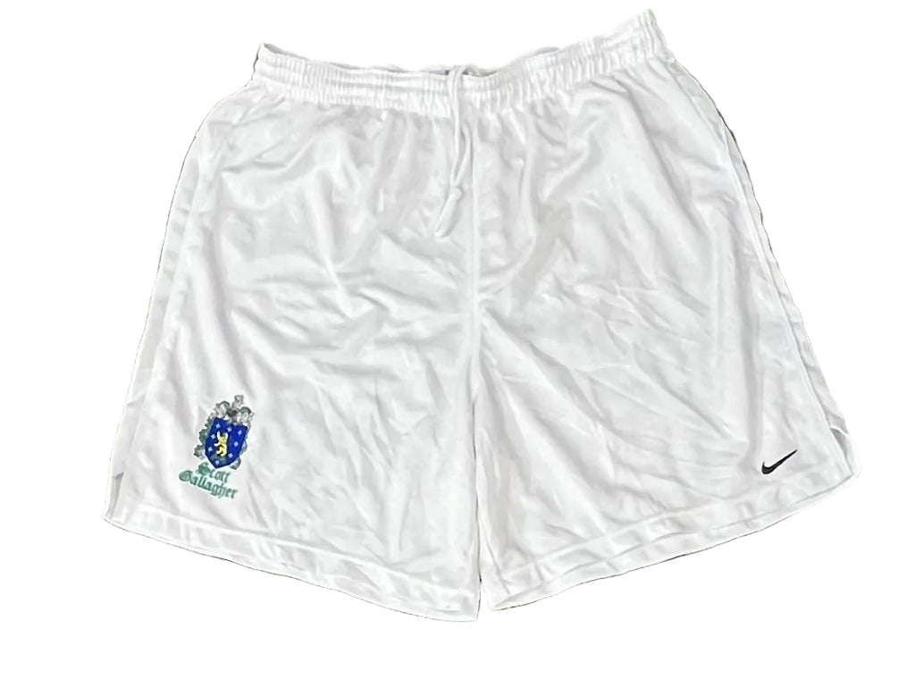 NIKE MEN SPORT SHORTS ON A WHITE PLAIN BACKGROUND 