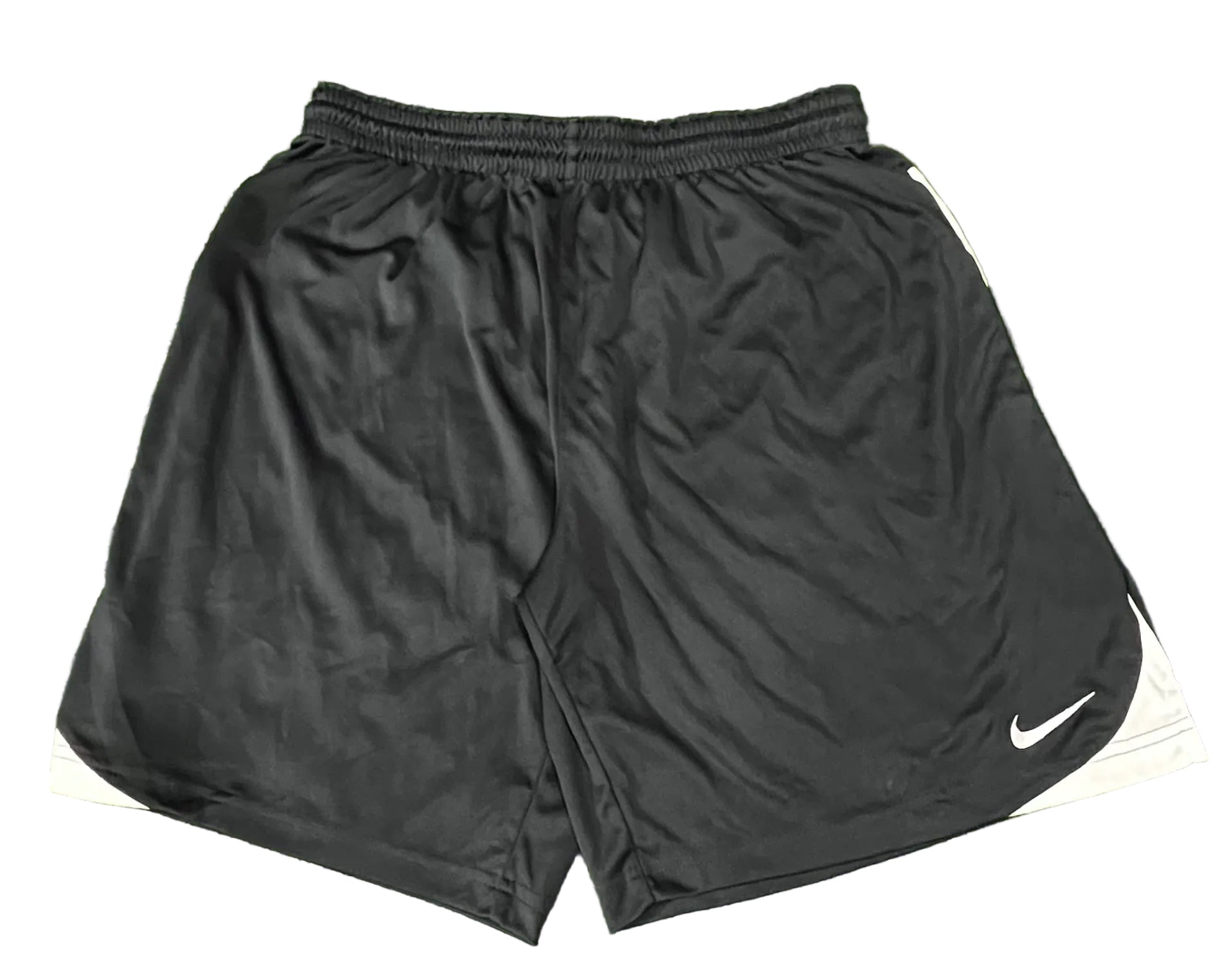 NIKE MEN SPORT SHORTS ON A WHITE PLAIN BACKGROUND 