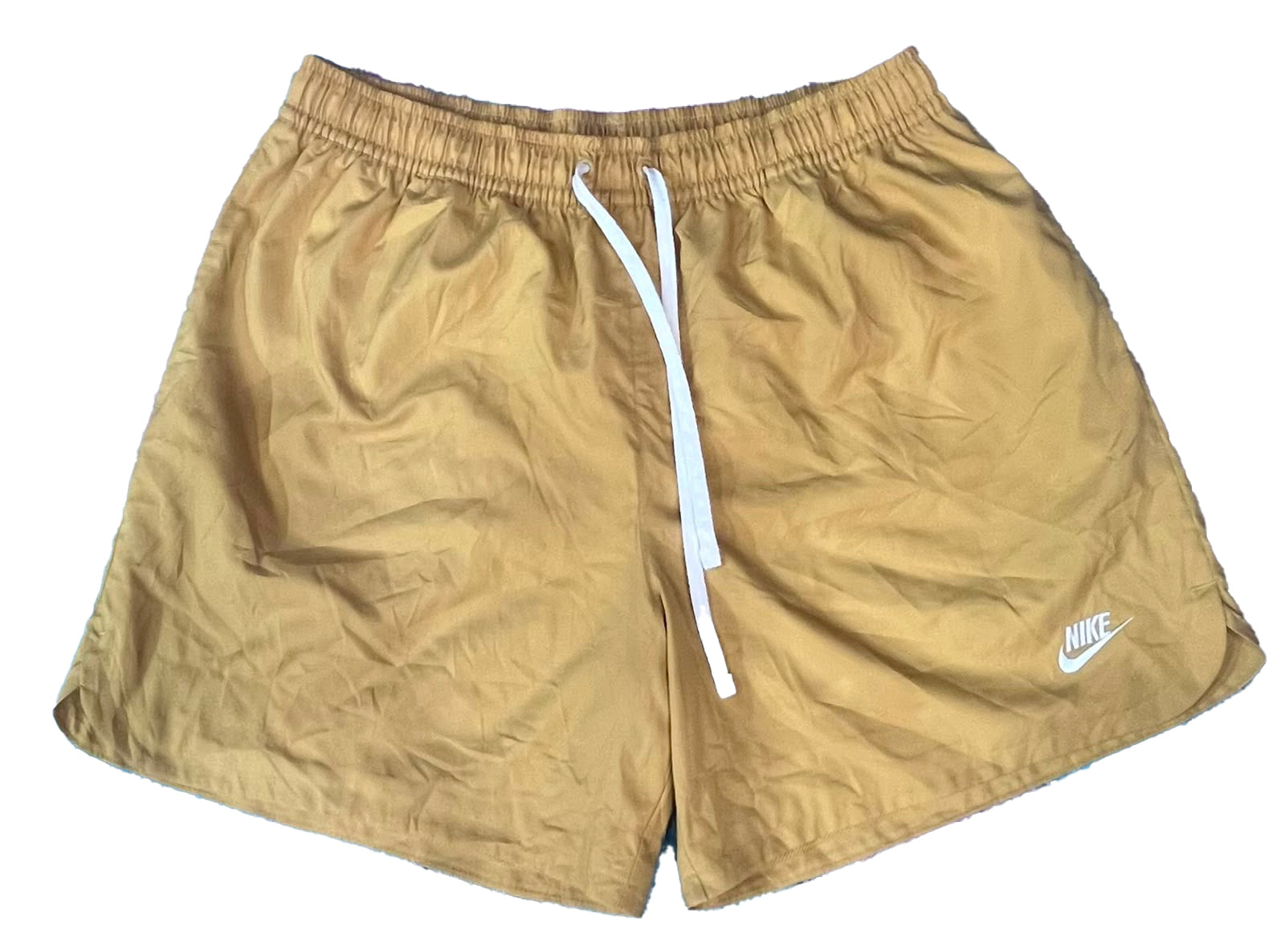NIKE MEN SPORT SHORT ON A WHITE PLAIN BACKGROUND 