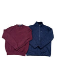 1KG VINTAGE CLOTHING BUNDLE ON A WHITE PLAIN BACKGROUND