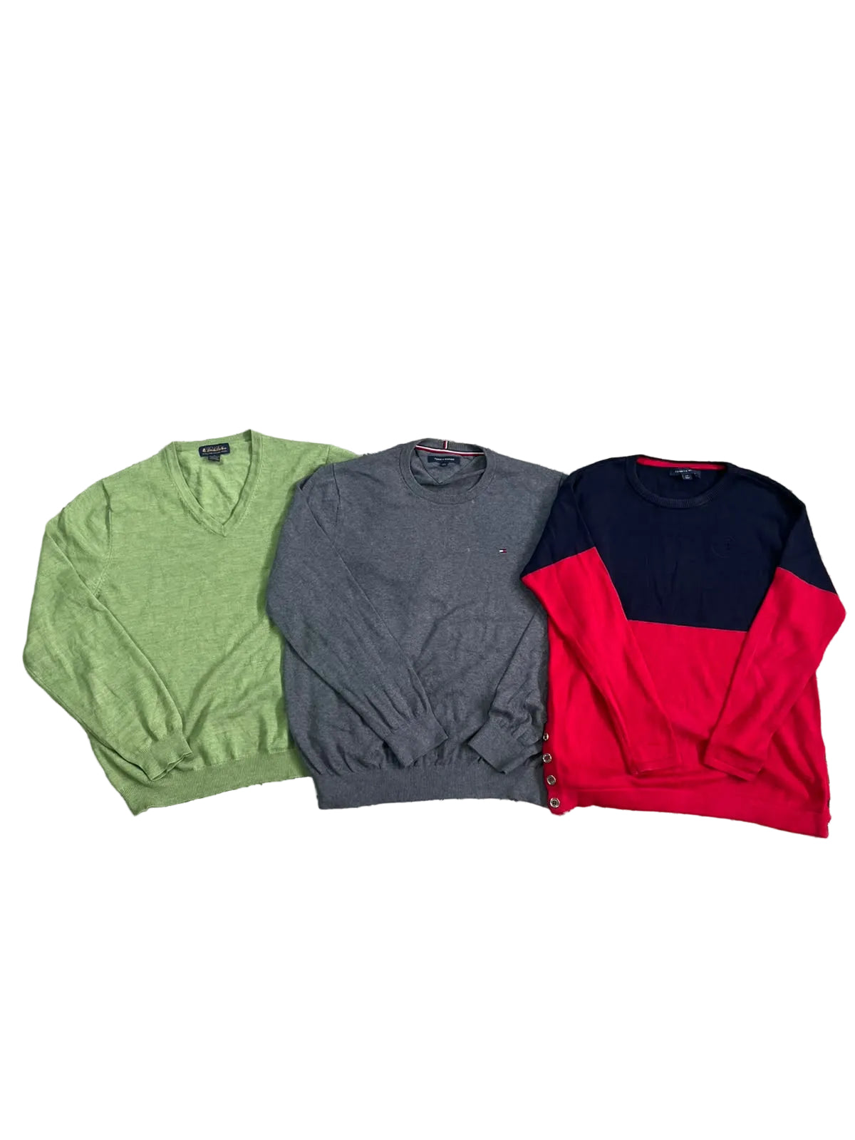 MEN SWEATER ON THE WHITE BACKGROUND