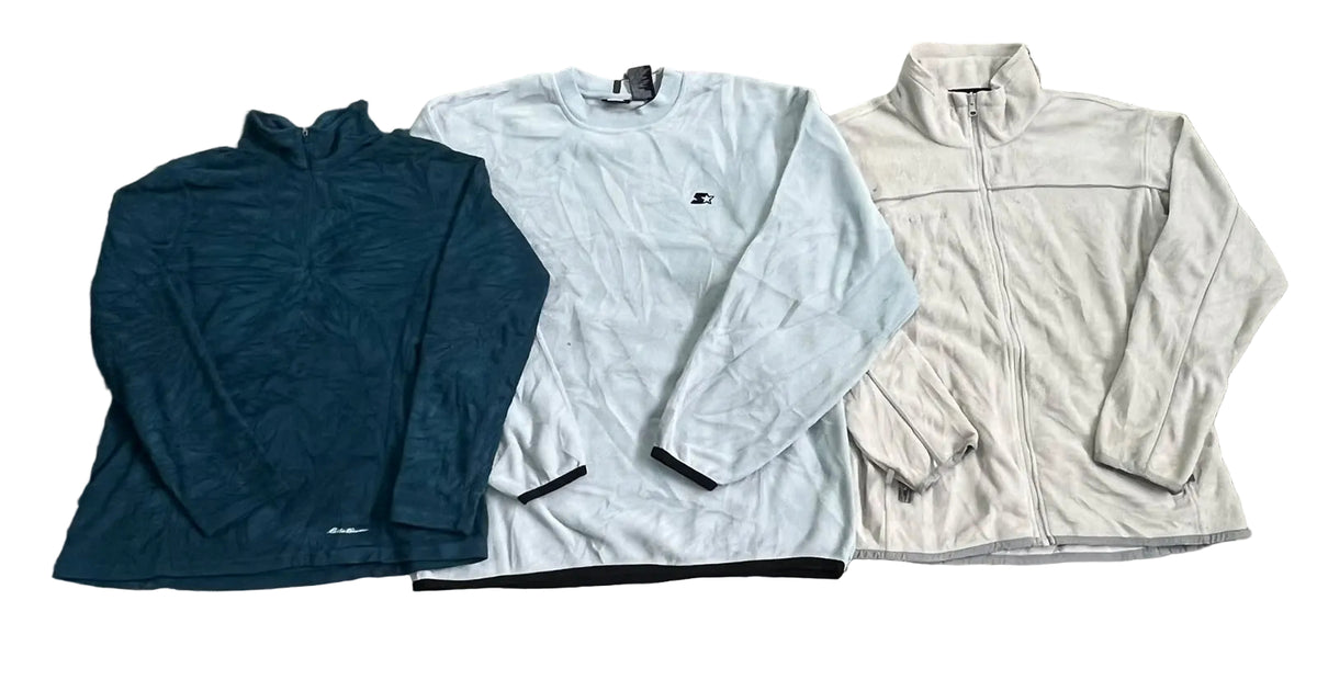 Three women's lightweight zip-up jackets  one dark teal, one light gray, and one off-white/cream.