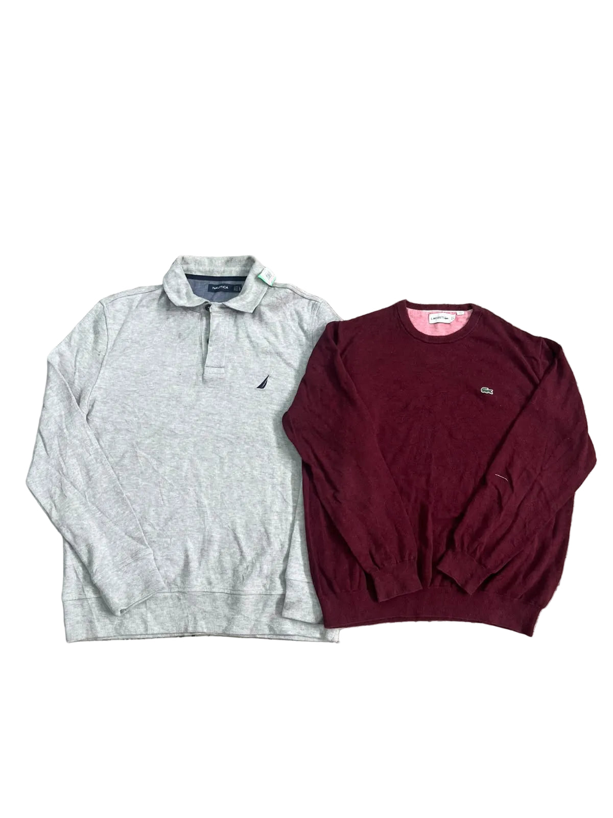 MEN SWEATER ON THE WHITE BACKGROUND