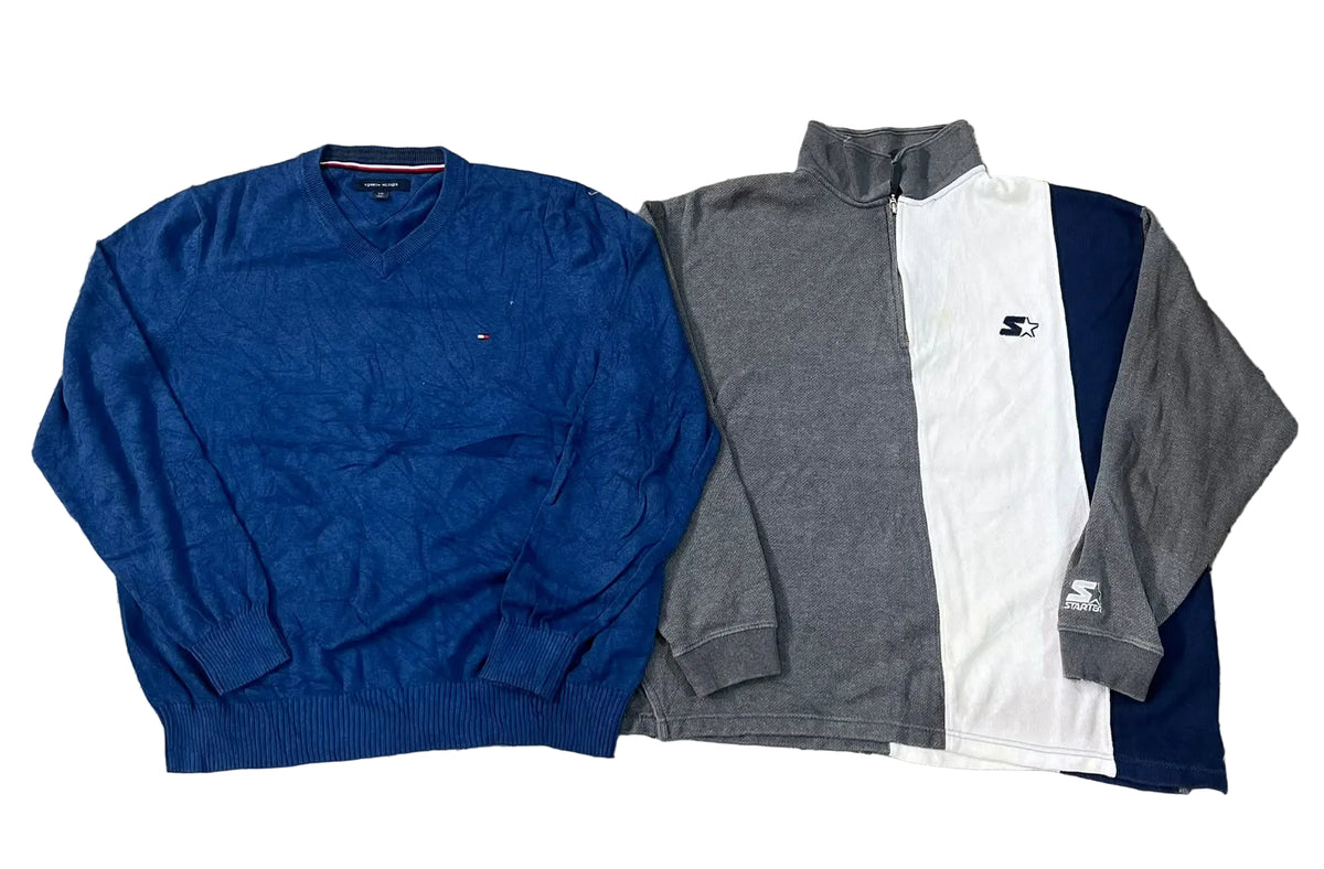 MEN SWEATER ON THE WHITE BACKGROUND