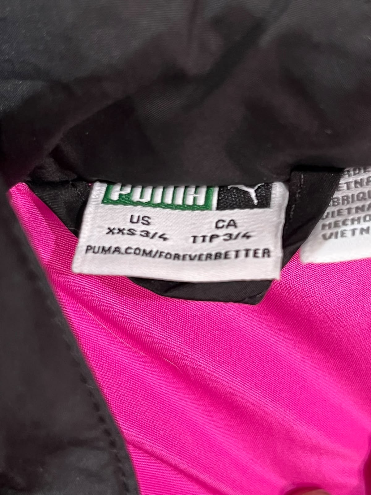 PUMA KIDS JACKET WITH LABEL