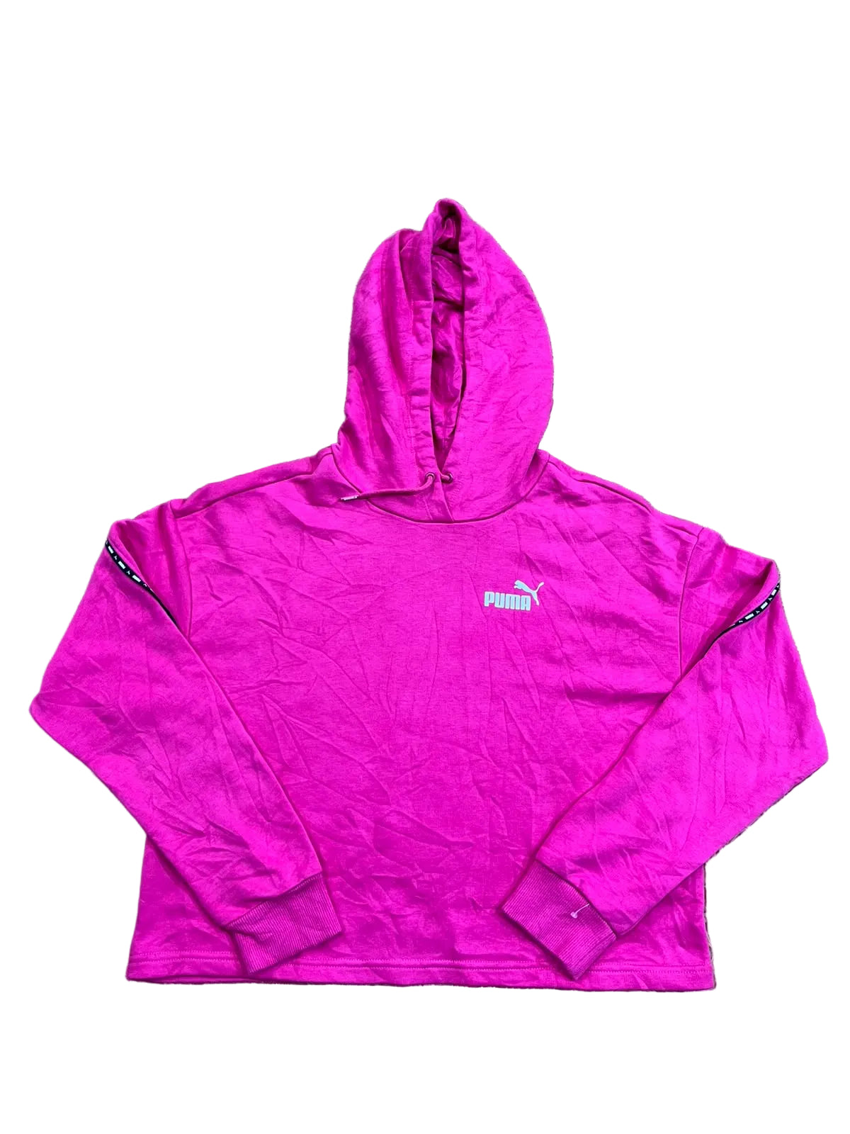 PUMA MEN SWEAT HOODIE  ON THE WHITE BACKGROUND