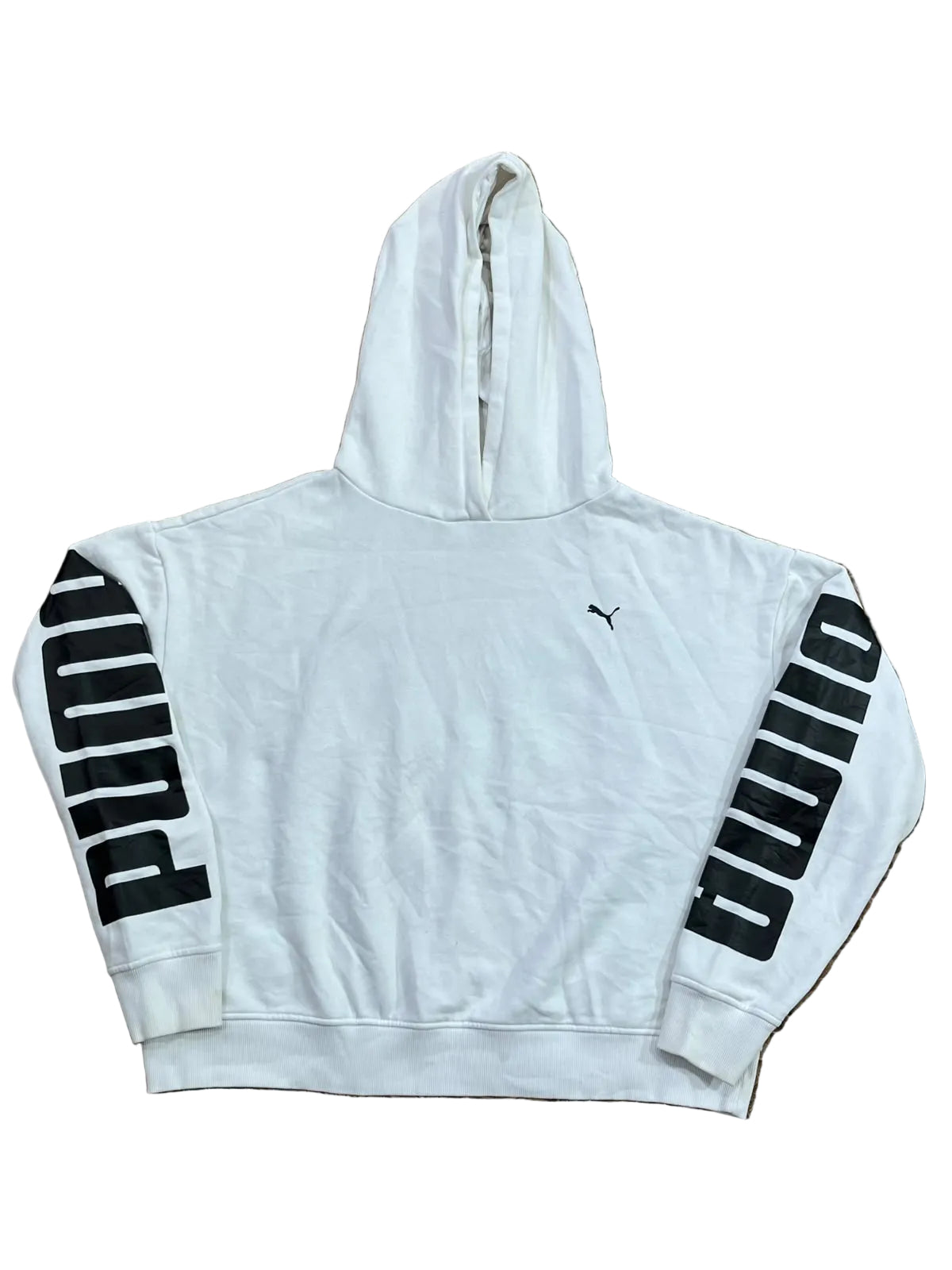 PUMA MEN SWEAT HOODIE ON THE WHITE BACKGROUND