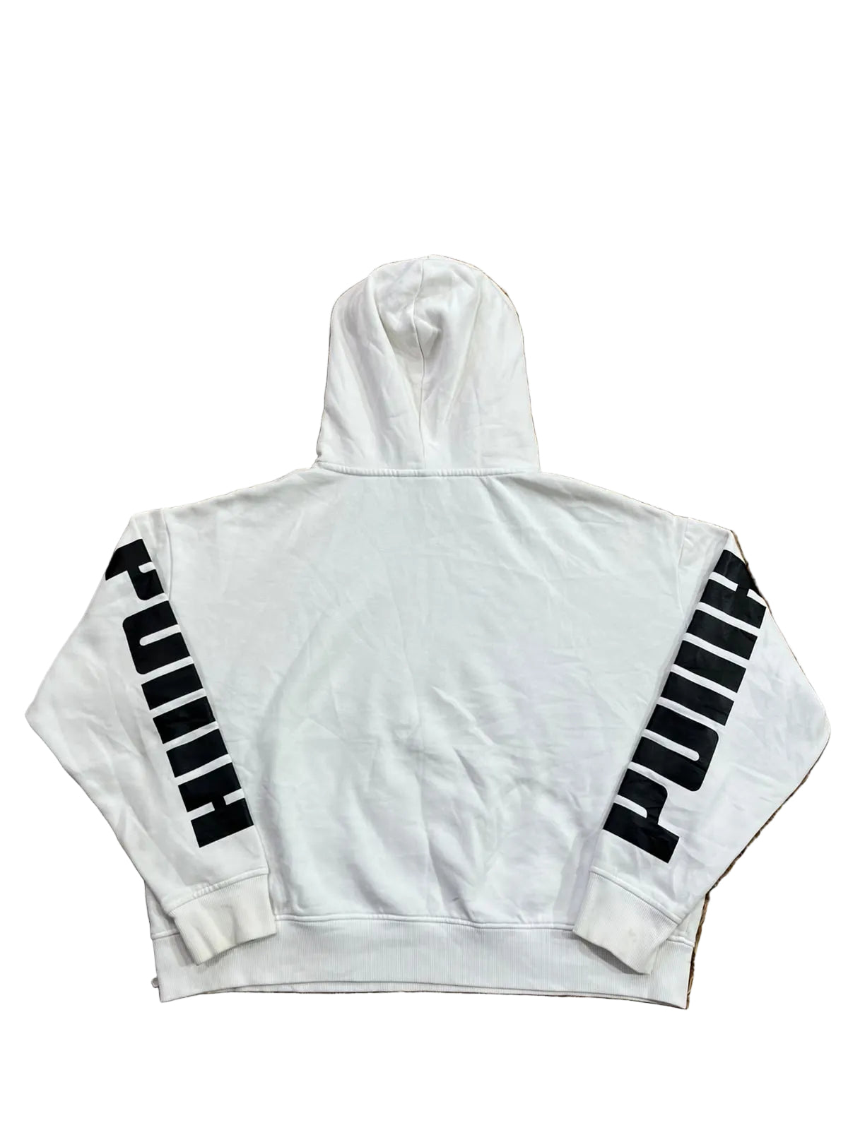 PUMA MEN SWEAT HOODIE ON THE WHITE BACKGROUND