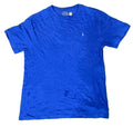 RALPH LAUREN MEN POLO SHIRT ON A WHITE PLAIN BACKGROUND 