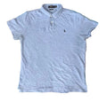 RALPH LAUREN MEN POLO SHIRT ON A WHITE PLAIN BACKGROUND 
