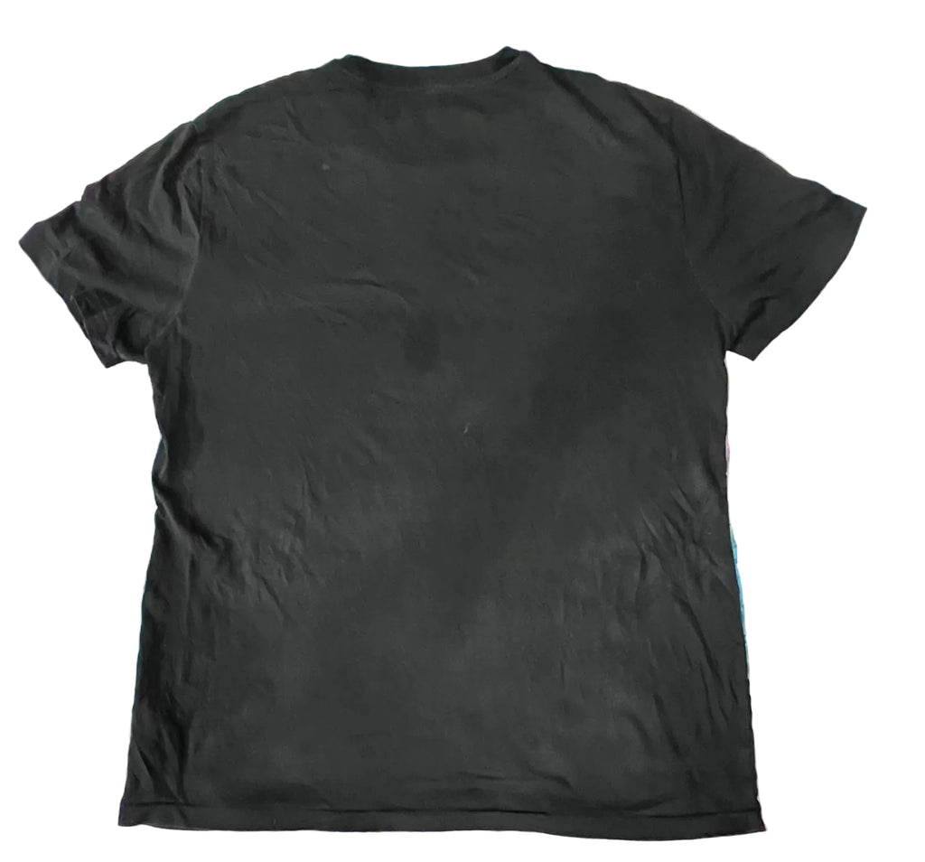 RALPH LAUREN MEN ROUND NECK T-SHIRT ON A WHITE PLAIN BACKGROUND 