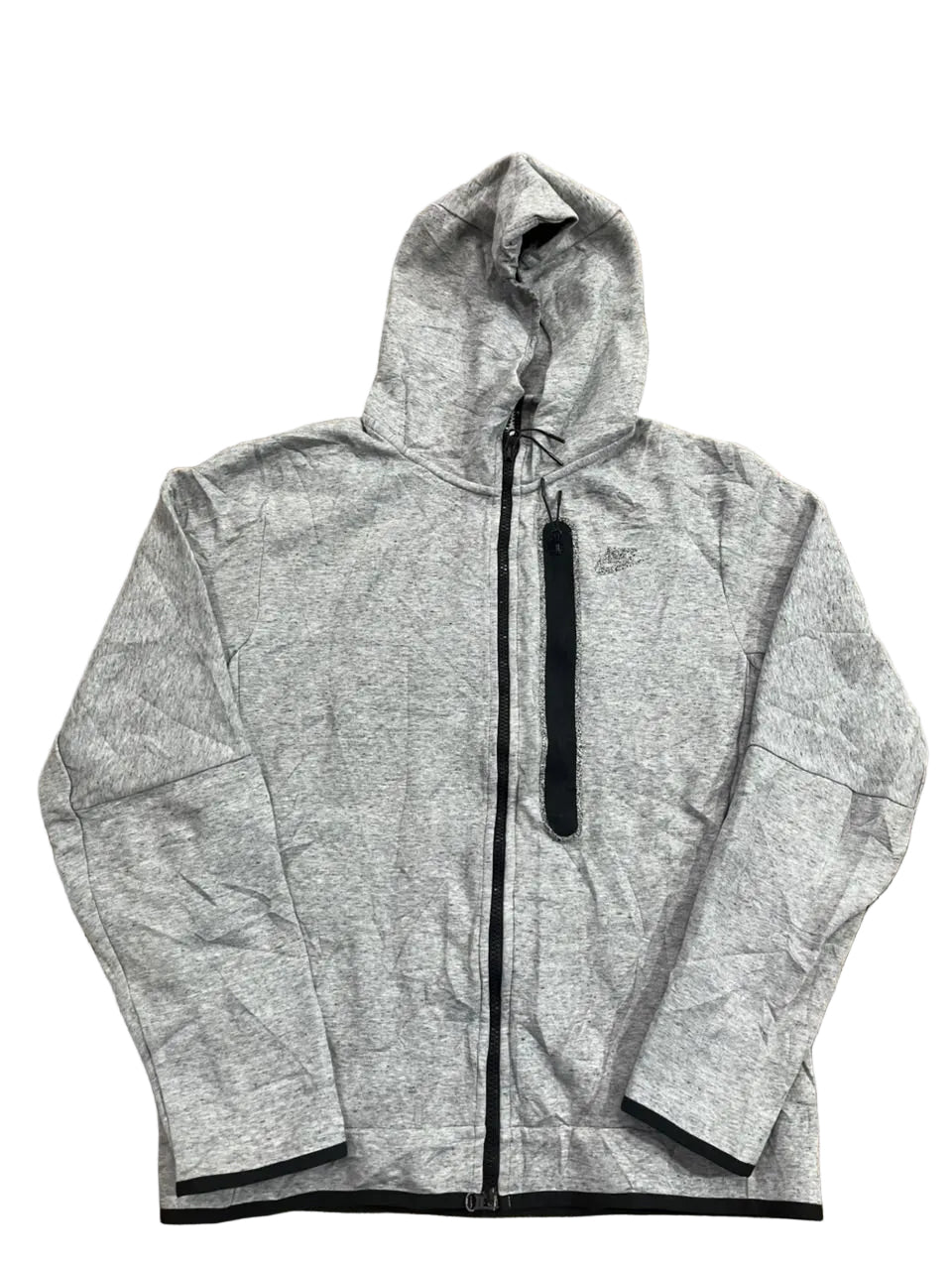 NIKE MEN SWEAT HOODIE ON A WHITE PLAIN BACKGROUND 