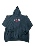SWEAT HOODIE ON A WHITE PLAIN BACKGROUND