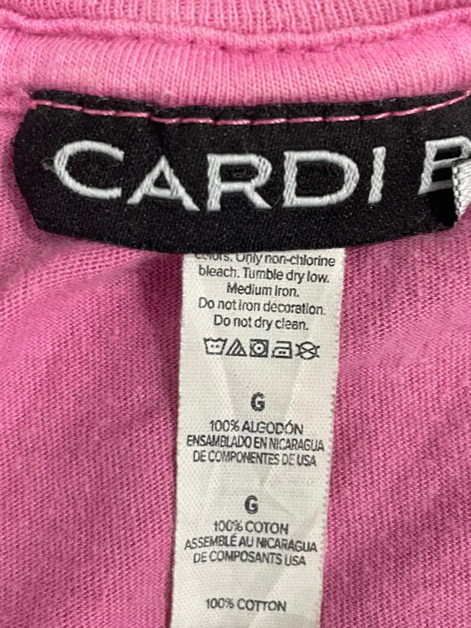 Sexy Printed PINK T-shirt on a with label 