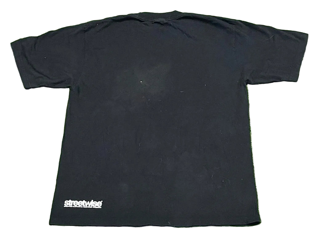Sexy Printed BLACK T-shirt ON A WHITE PLAIN BACKGROUND