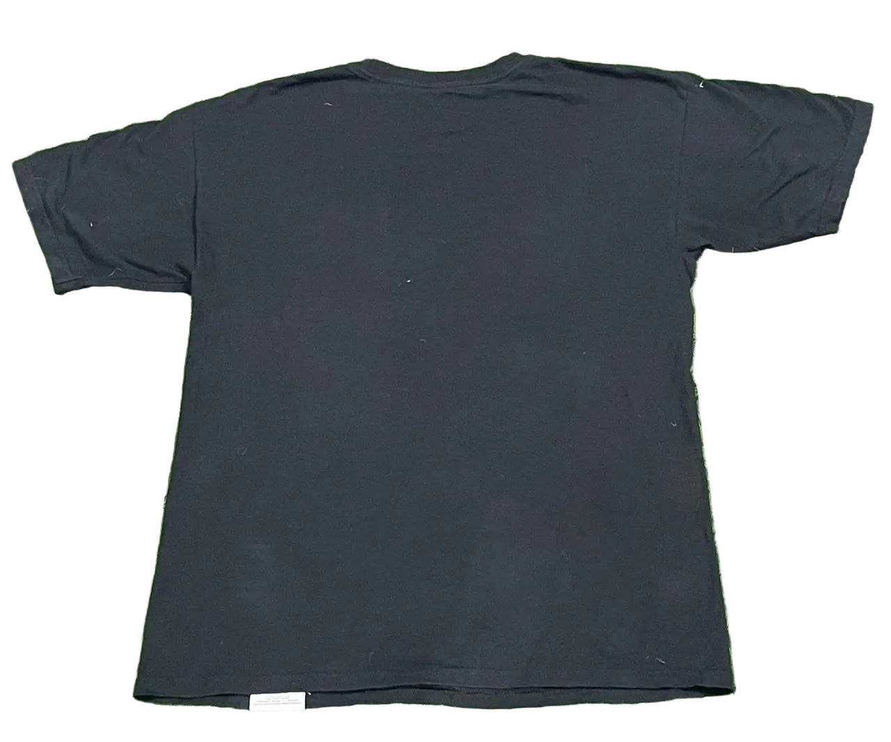 Sexy Printed BLACK T-shirt ON A WHITE PLAIN BACKGROUND 
