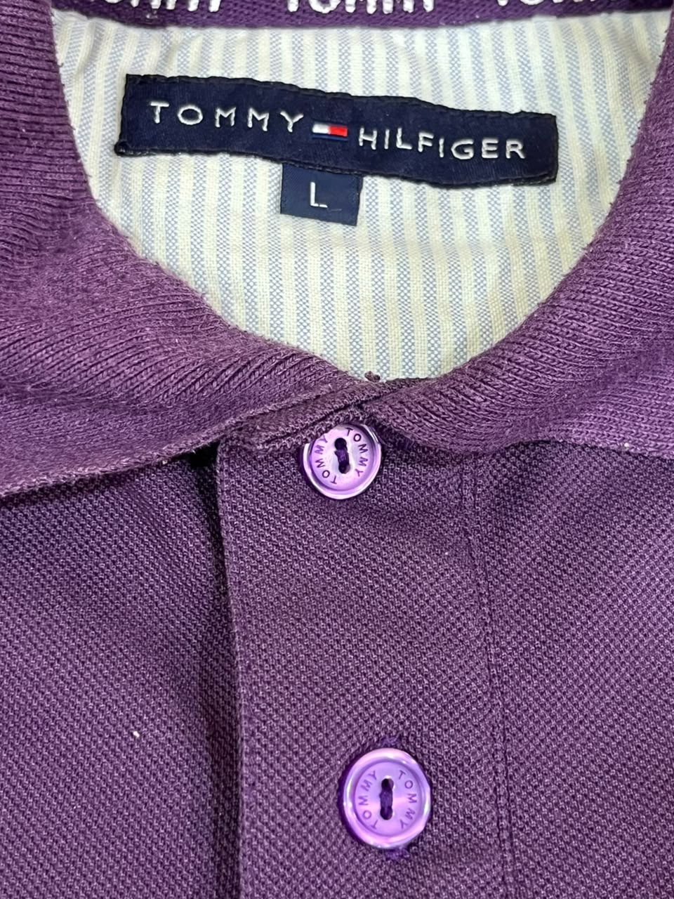 Tommy Hilfiger men polo shirt with label 