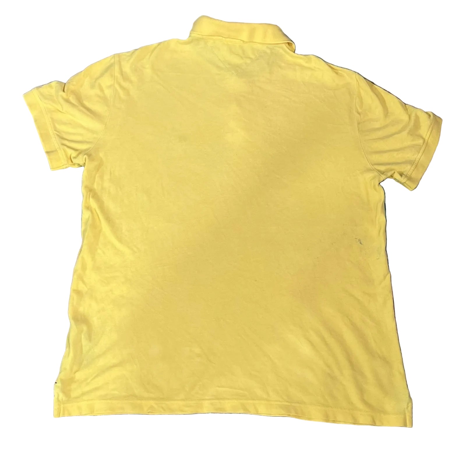 A yellow short-sleeve polo shirt 