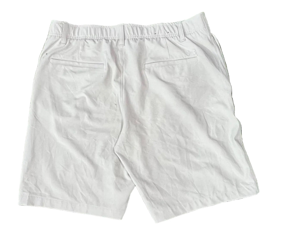 UNDER ARMOUR MEN SPORT SHORTS ON A WHITE PLAIN BACKGROUND 