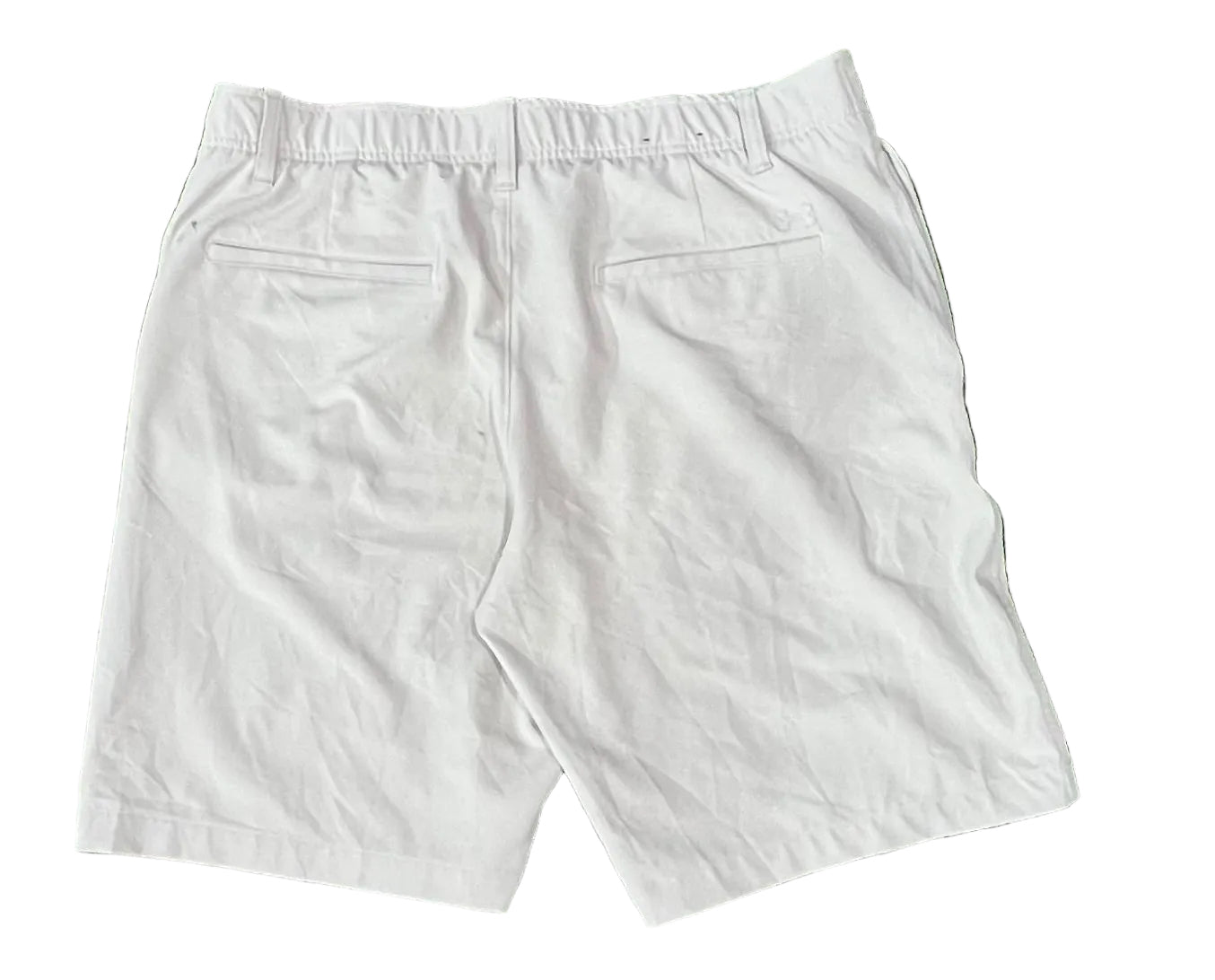 UNDER ARMOUR MEN SPORT SHORTS ON A WHITE PLAIN BACKGROUND 