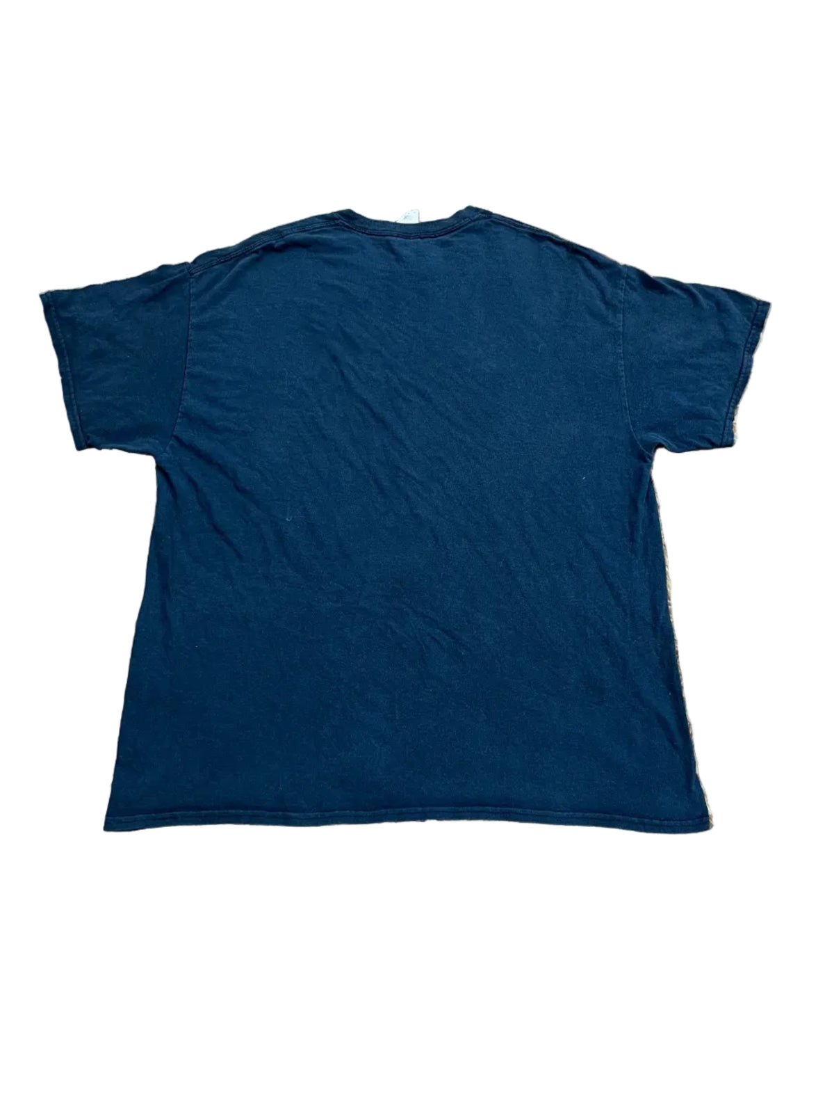 A dark navy blue short-sleeve top 
