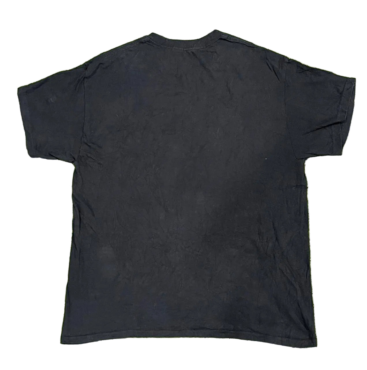 VINTAGE MEN PRINTED T-SHIRT ON A WHITE PLAIN BACKROUND 