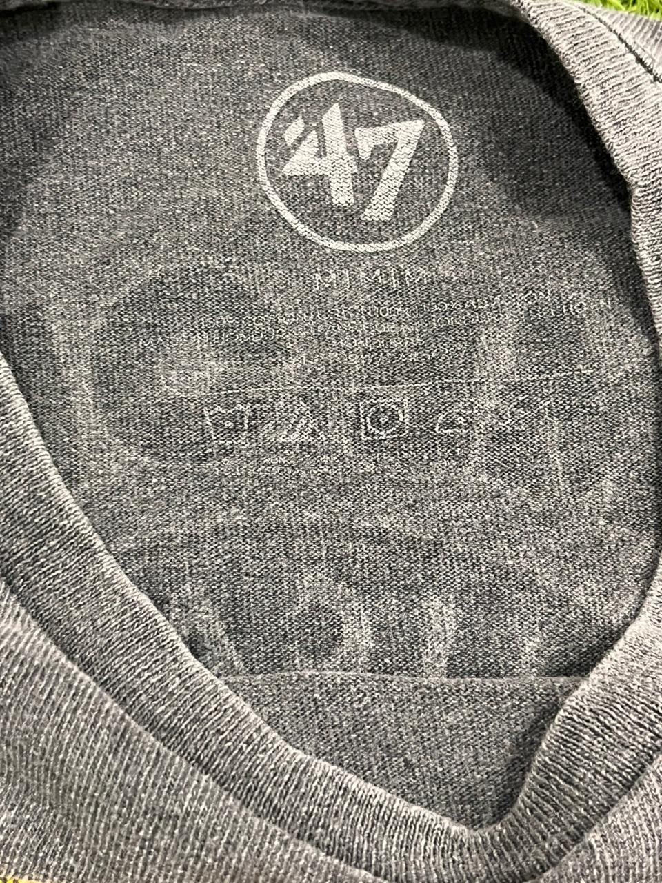 VINTAGE MEN PRINTED T-SHIRT WITH LABEL
