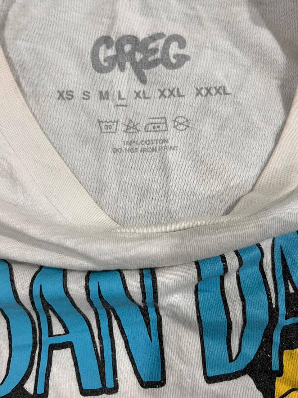 VINTAGE MEN PRINTED T-SHIRT WITH LABEL