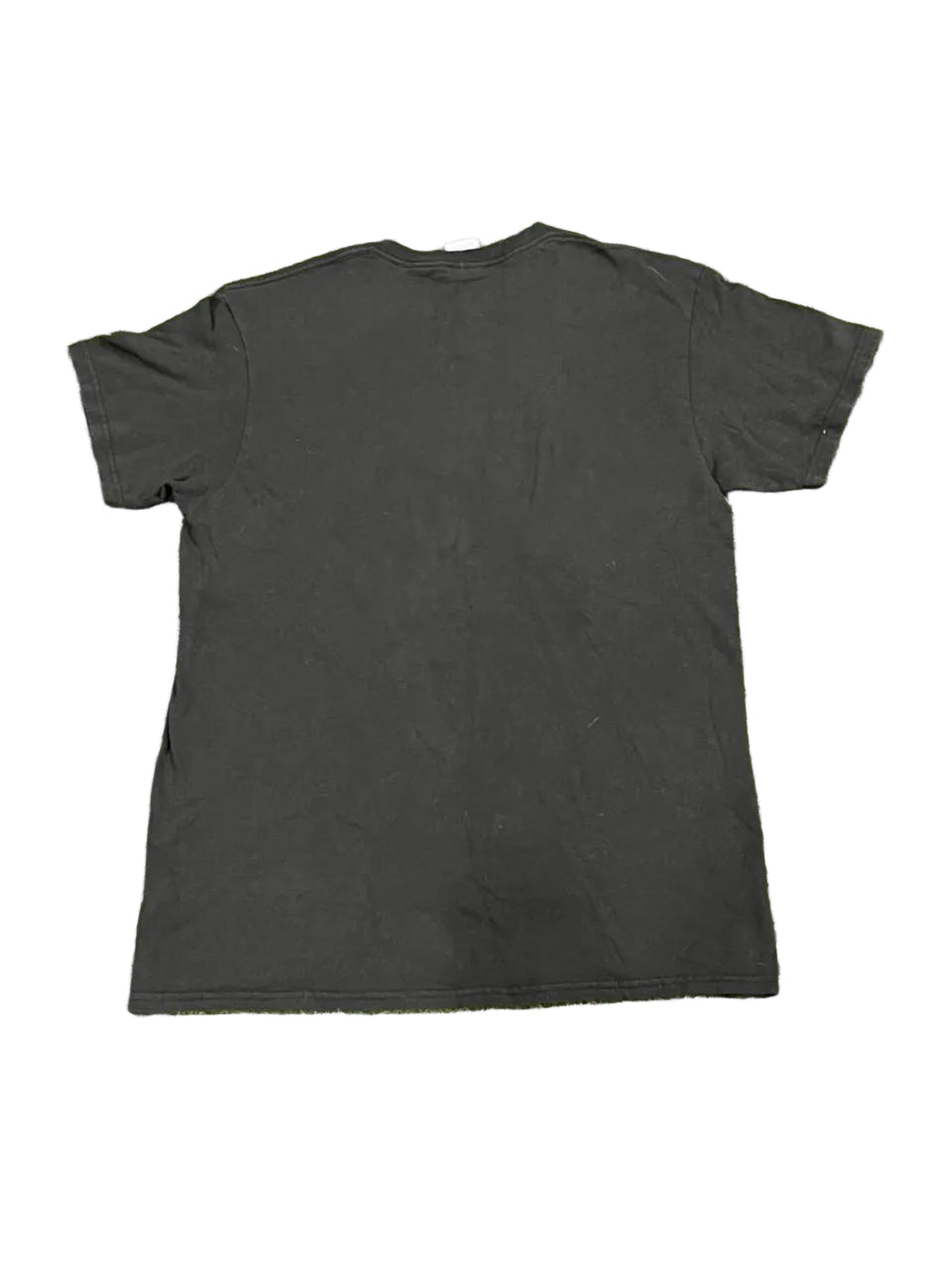 VINTAGE MEN PRINTED T-SHIRT ON A WHITE PLAIN BACKGROUND 