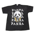 VINTAGE MEN PRINTED T-SHIRT ON A WHITE PLAIN BACKGROUND