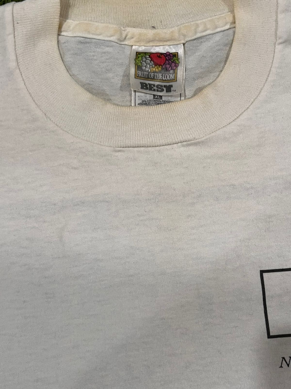 VINTAGE MEN PRINTED T-SHIRT WITH LABEL 