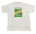 A white short-sleeve t-shirt featuring a vintage-style beer label graphic on the chest that reads 'Reamity Pale Ale' with green, yellow, and black colors.