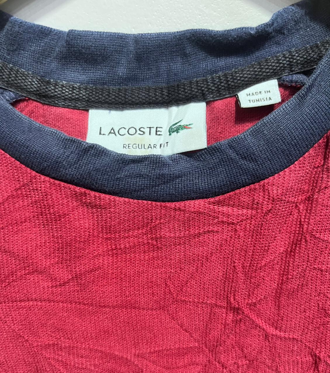 LACOSTE MEN ROUND NECK T-SHIRT