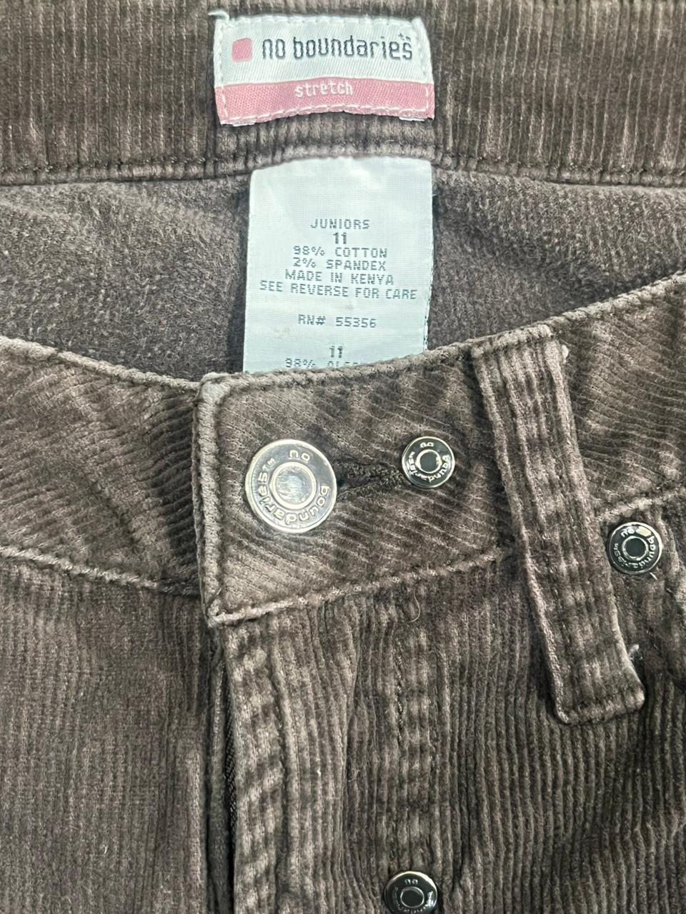 Y2K WOMEN CORDUROY PANT WITH THE LABEL 