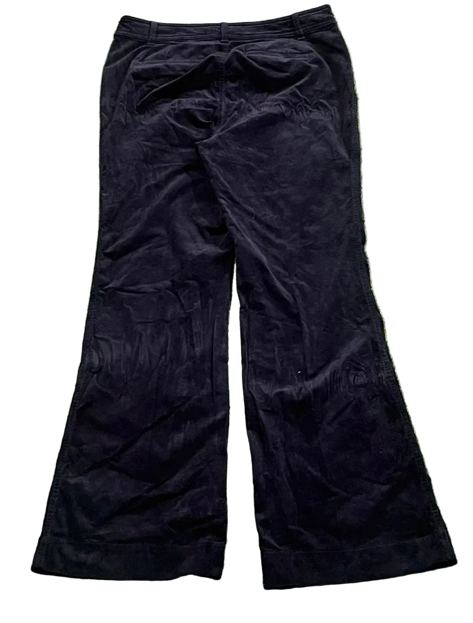 Y2K WOMEN CORDUROY GRAW PANT ON A WHITE PLAIN BACKGROUND 