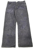 Y2K WOMEN CORDUROY BLACK PANT ON A WHITE PLAIN BACGROUND