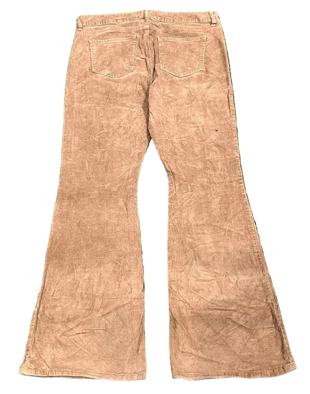 CORDUROY Y2K WOMEN PANT ON A WHITE PLAIN BACKGROUND