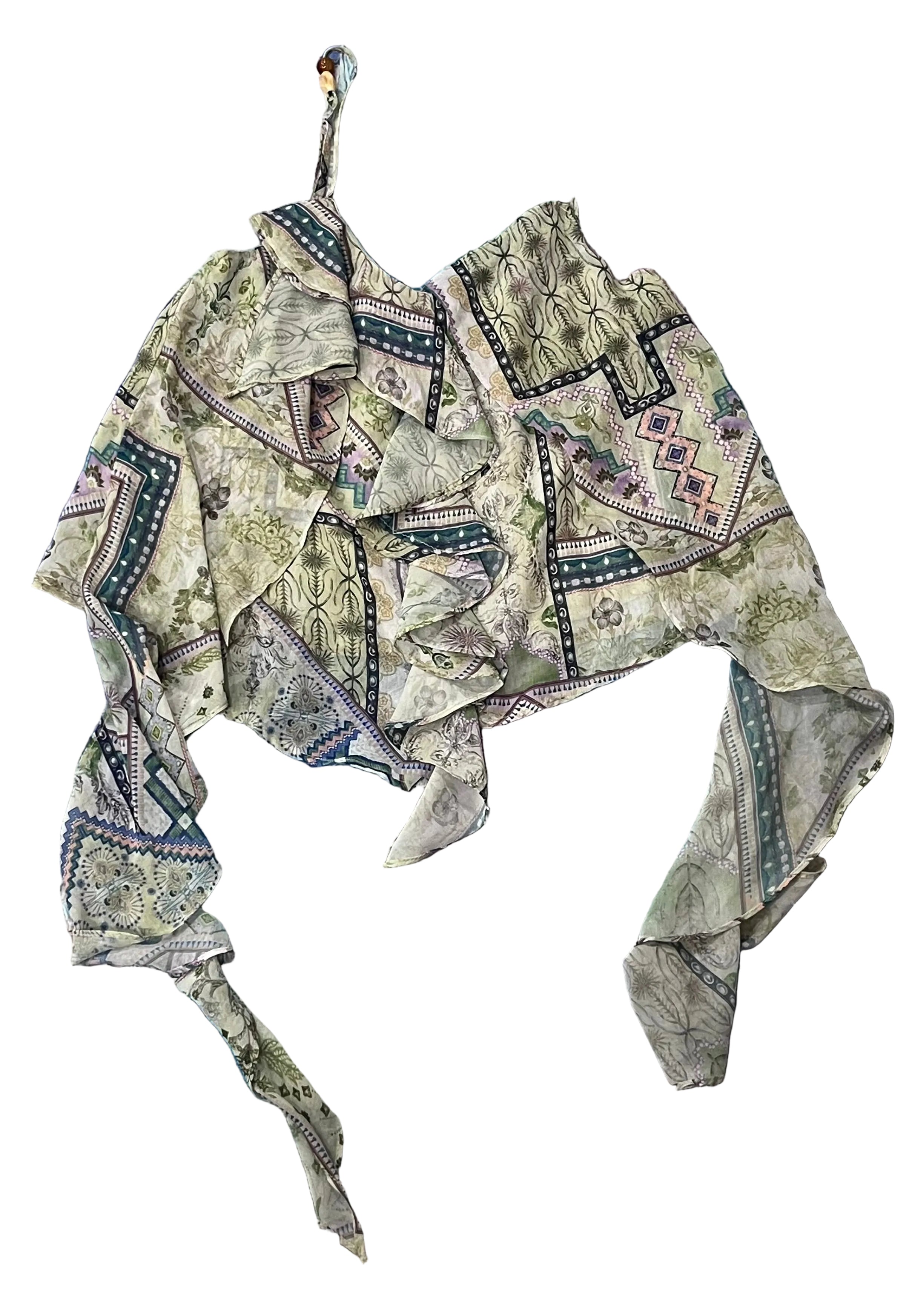 Y2K SUMMER TOPS ON A WHITE PLAIN BACKGROUND 