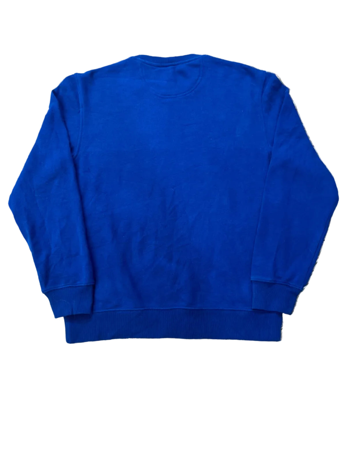 A pair of solid royal blue shorts 