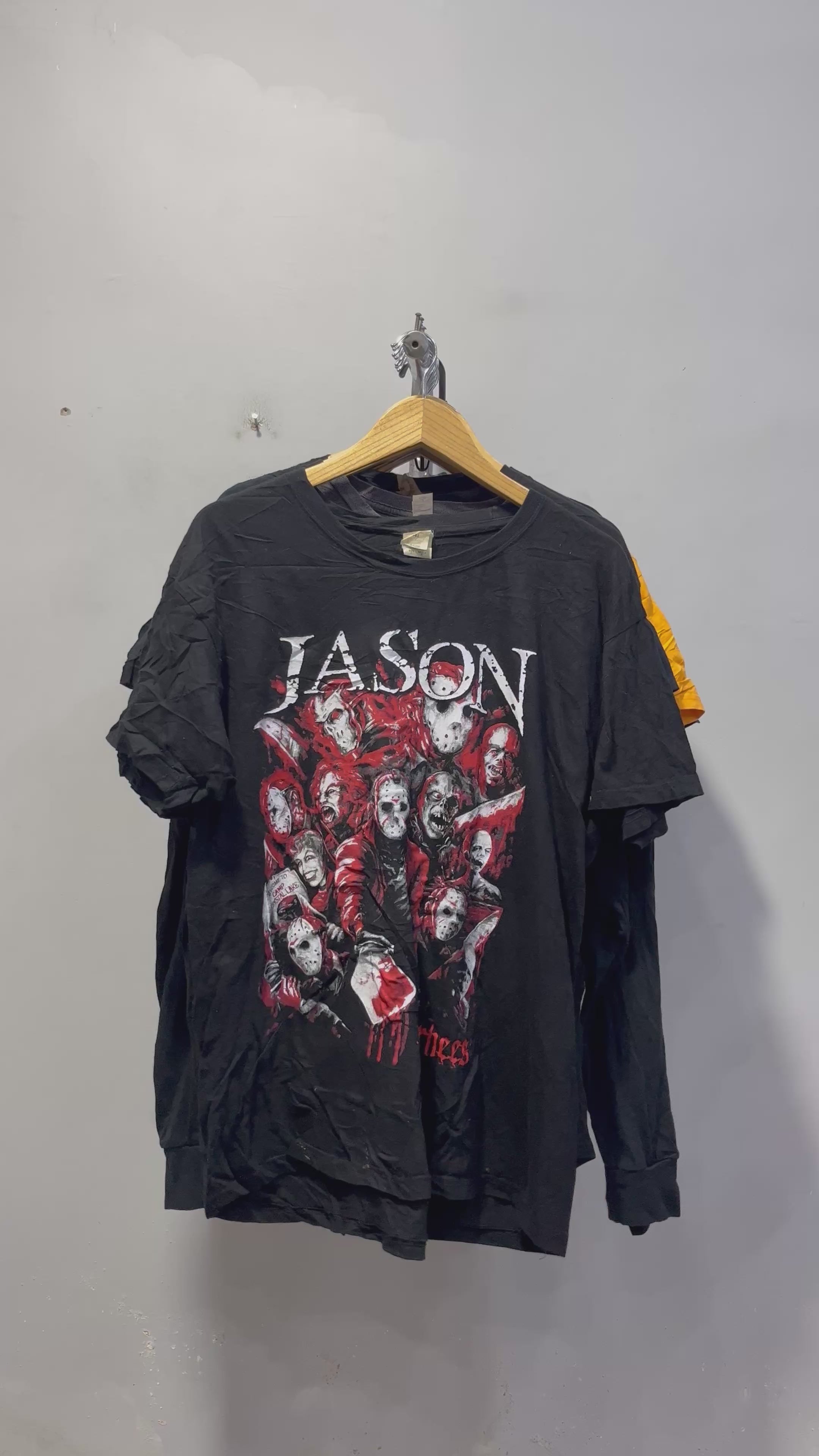 SKULL PRINTED T-SHIRTS 11 PCS