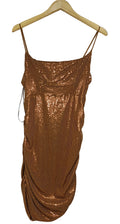 FESTIVAL STRAPPED Shimmer Detail Mini Dress