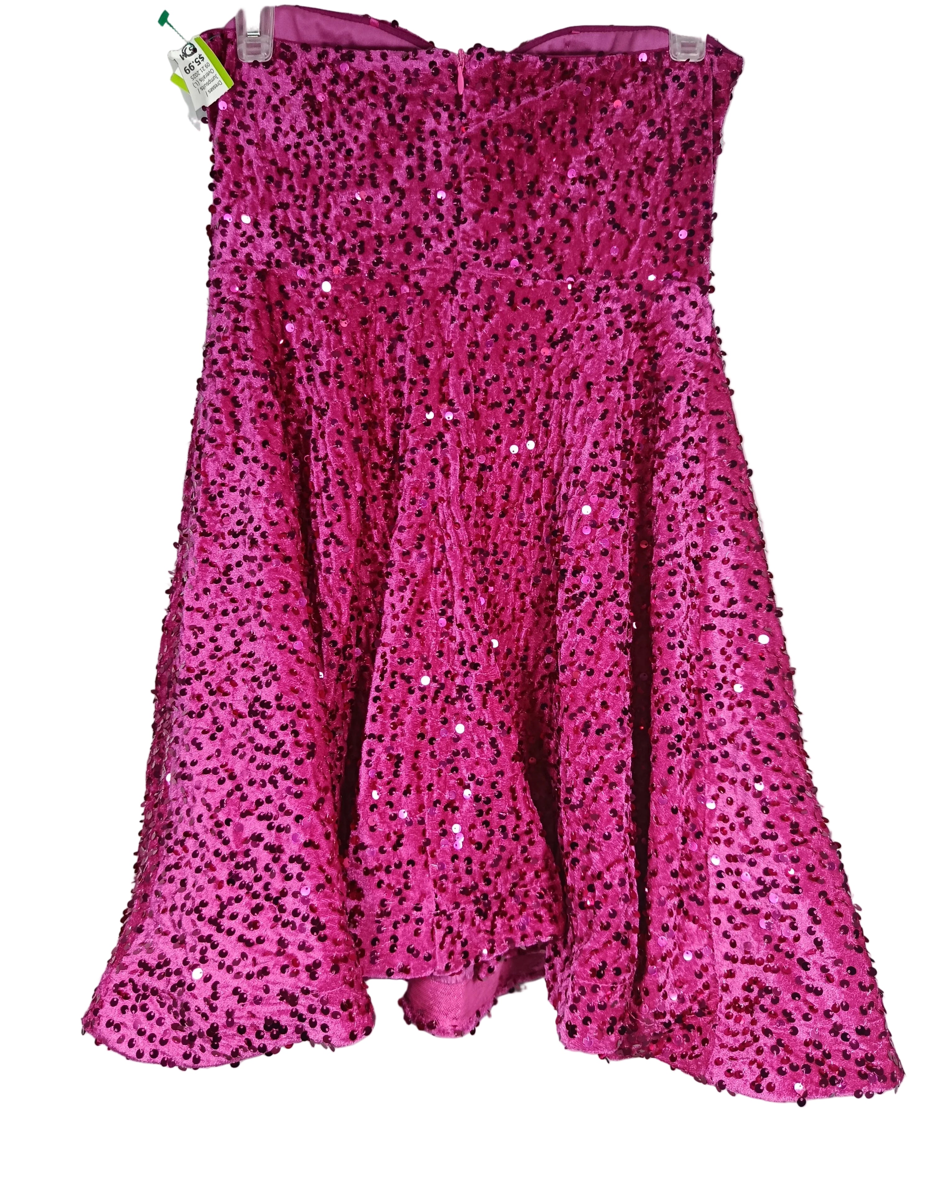 SEQUENCES PARTY WEAR STRAPPEDLESS MINI DRESS